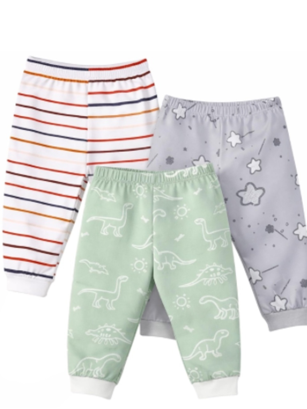 littogoose 3 Toddler Jogger Pants 4T Galaxydinostripes